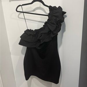 Off The Shoulder Ruffle Dress